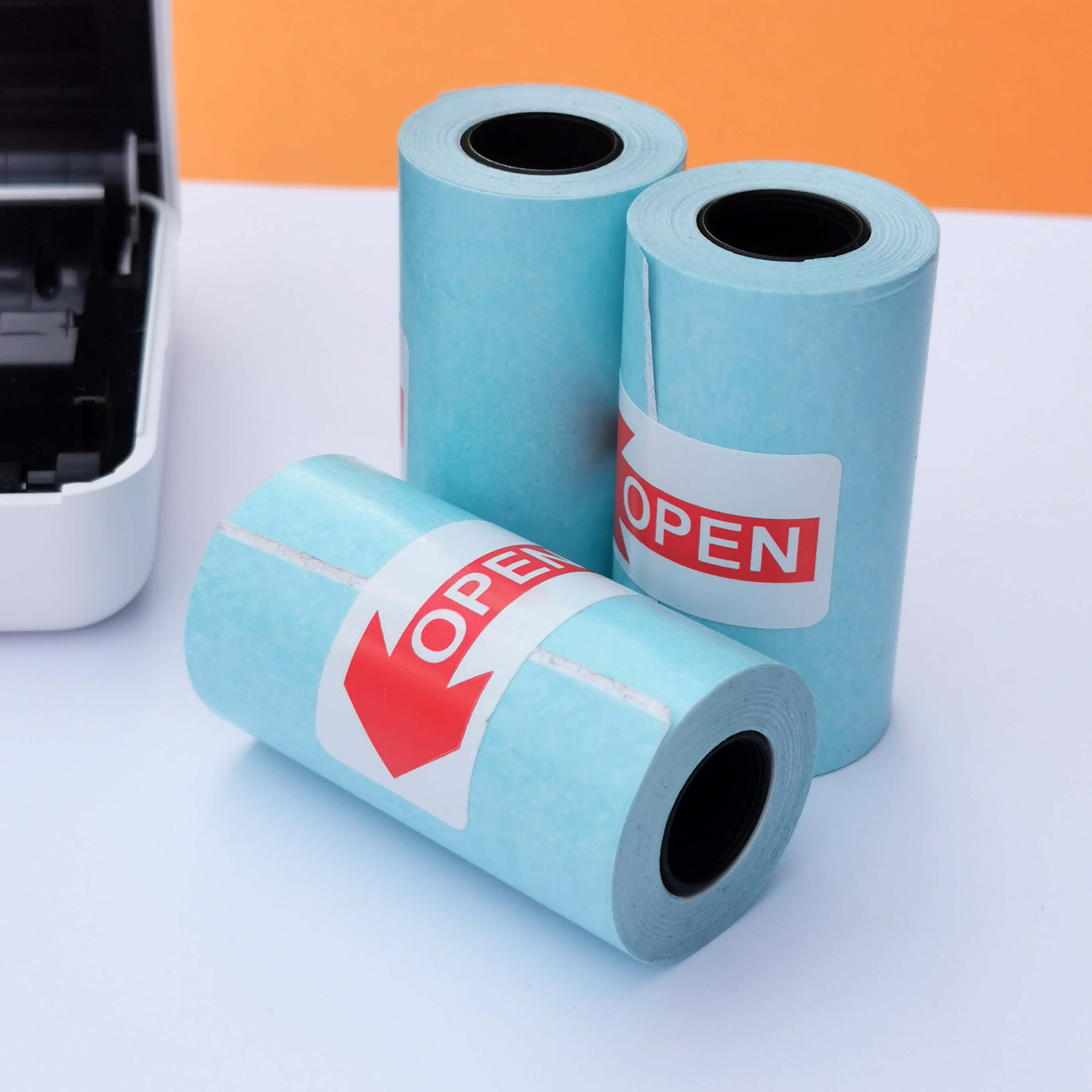 3*1 pack du papier thermique autocollant pour imprimante – Ouma